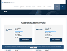 Tablet Screenshot of kia.autobond.cz